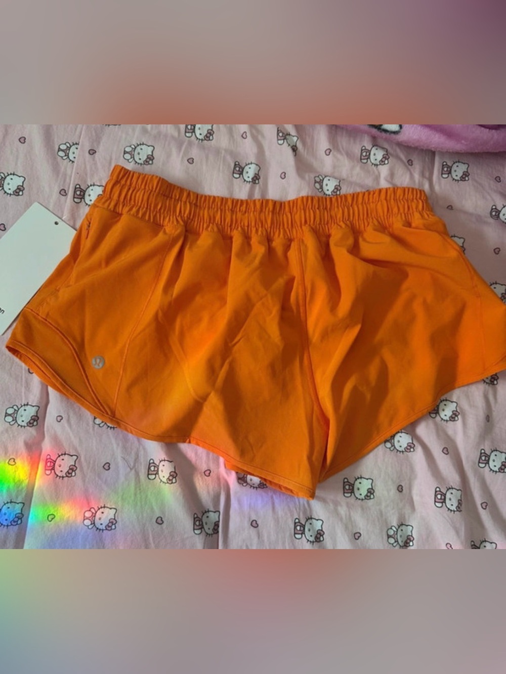 Lululemon new orange Halloween fall pumpkin athletic casual quiet luxury hotty h